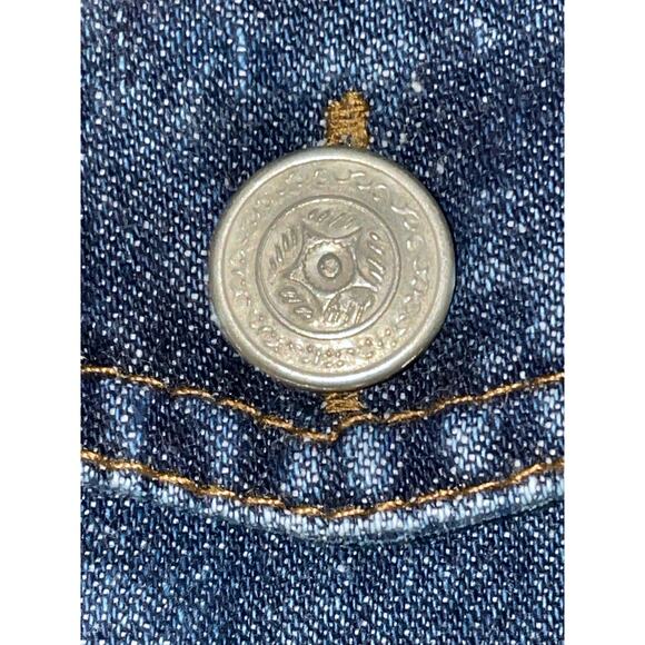 Pink Cadillac Southwestern Jean Jacket with Pockets size Small - Picture 3 of 10